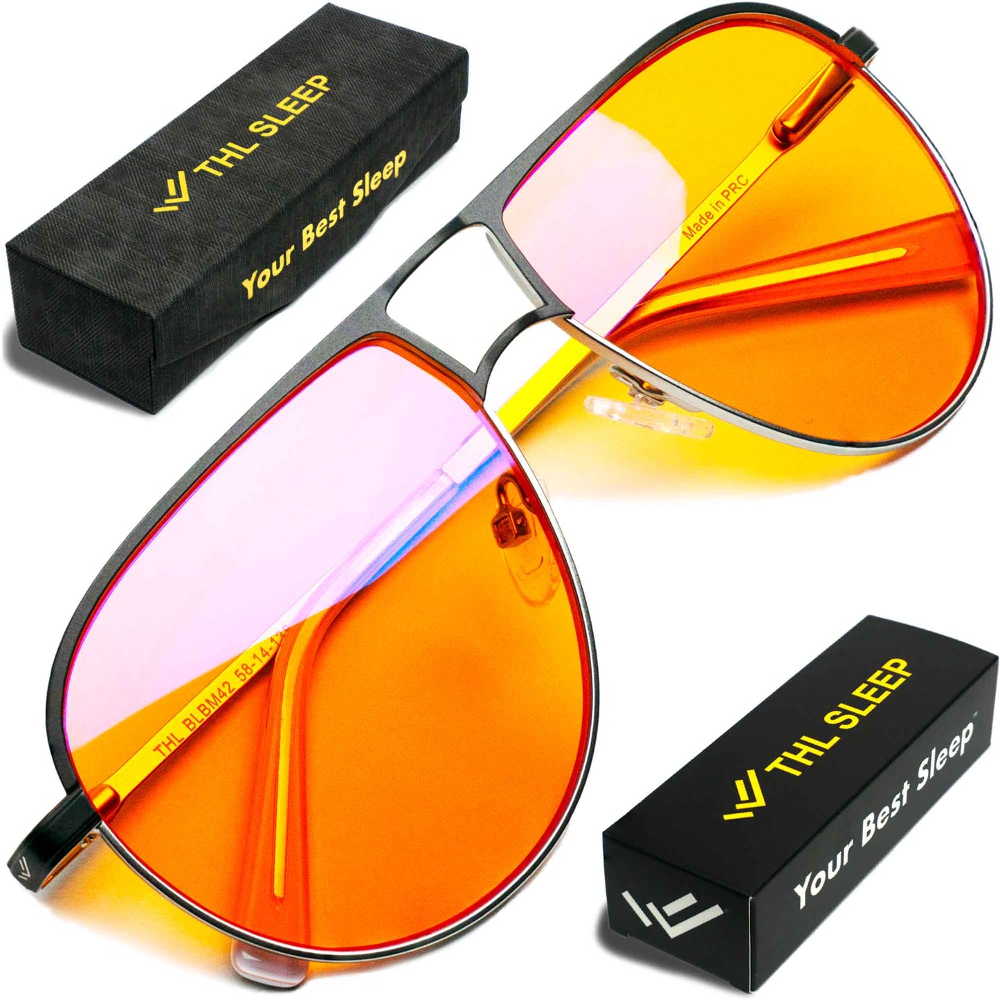 aviator blue light blockers for better sleep