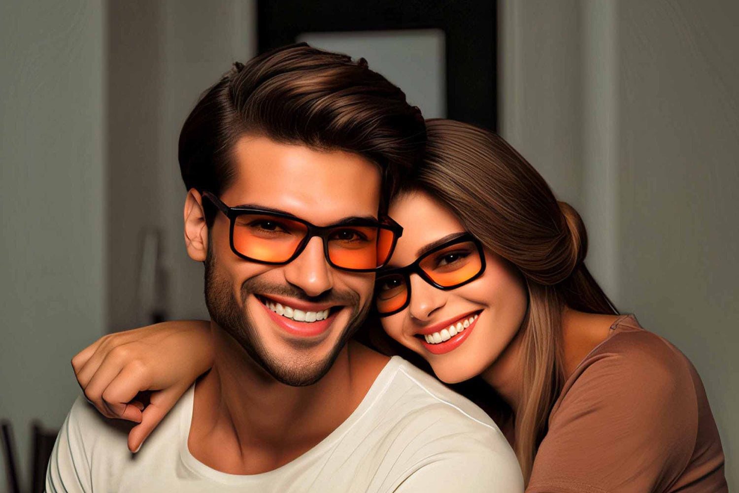 blue light blocking glasses amber glasses blue light blocker reading glasses women mens sleep glasses