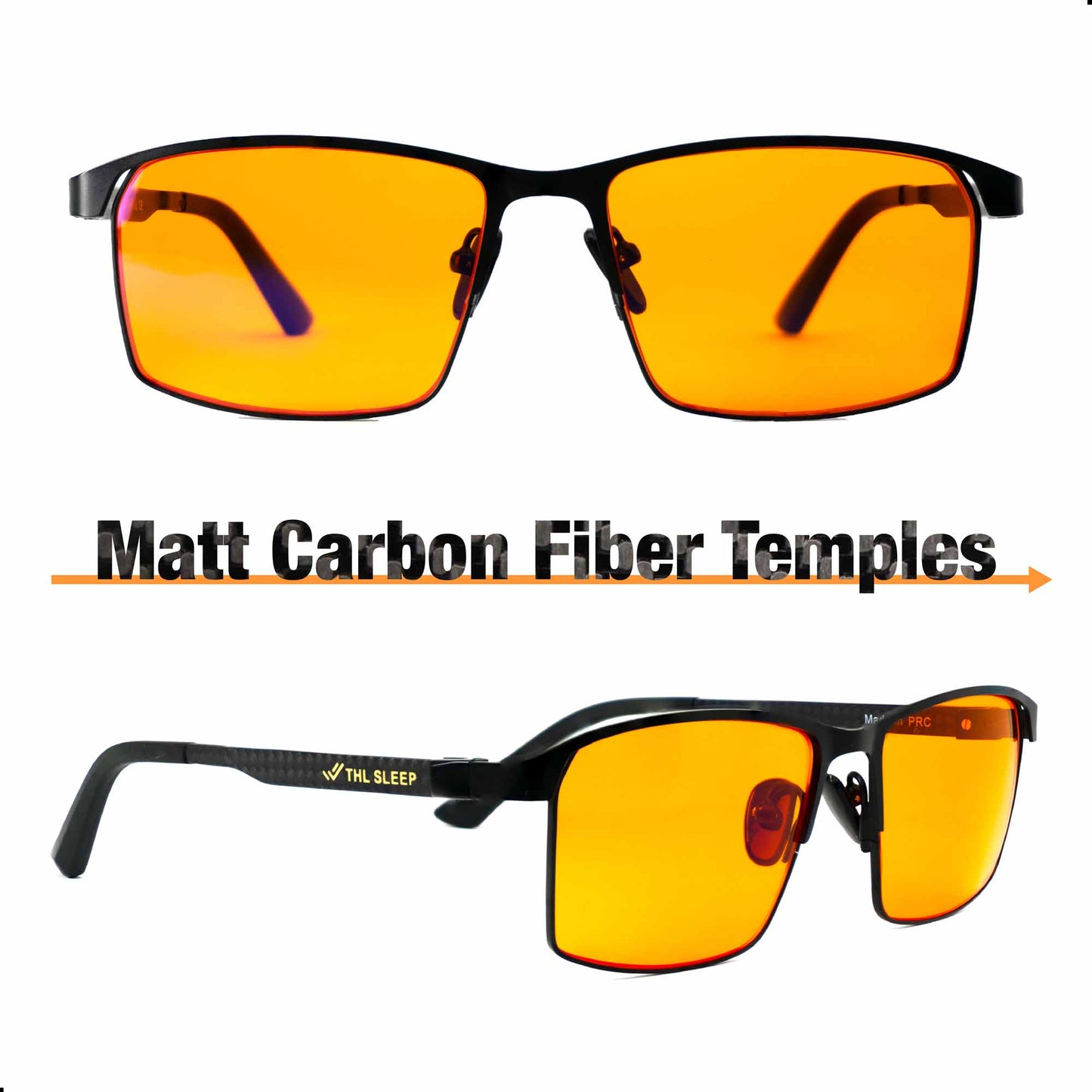 gaming glasses orange computer screen glasses