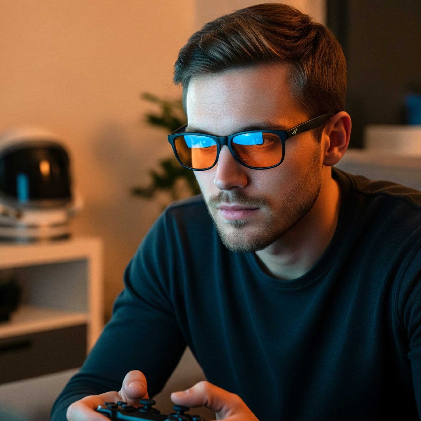amber blue light glasses