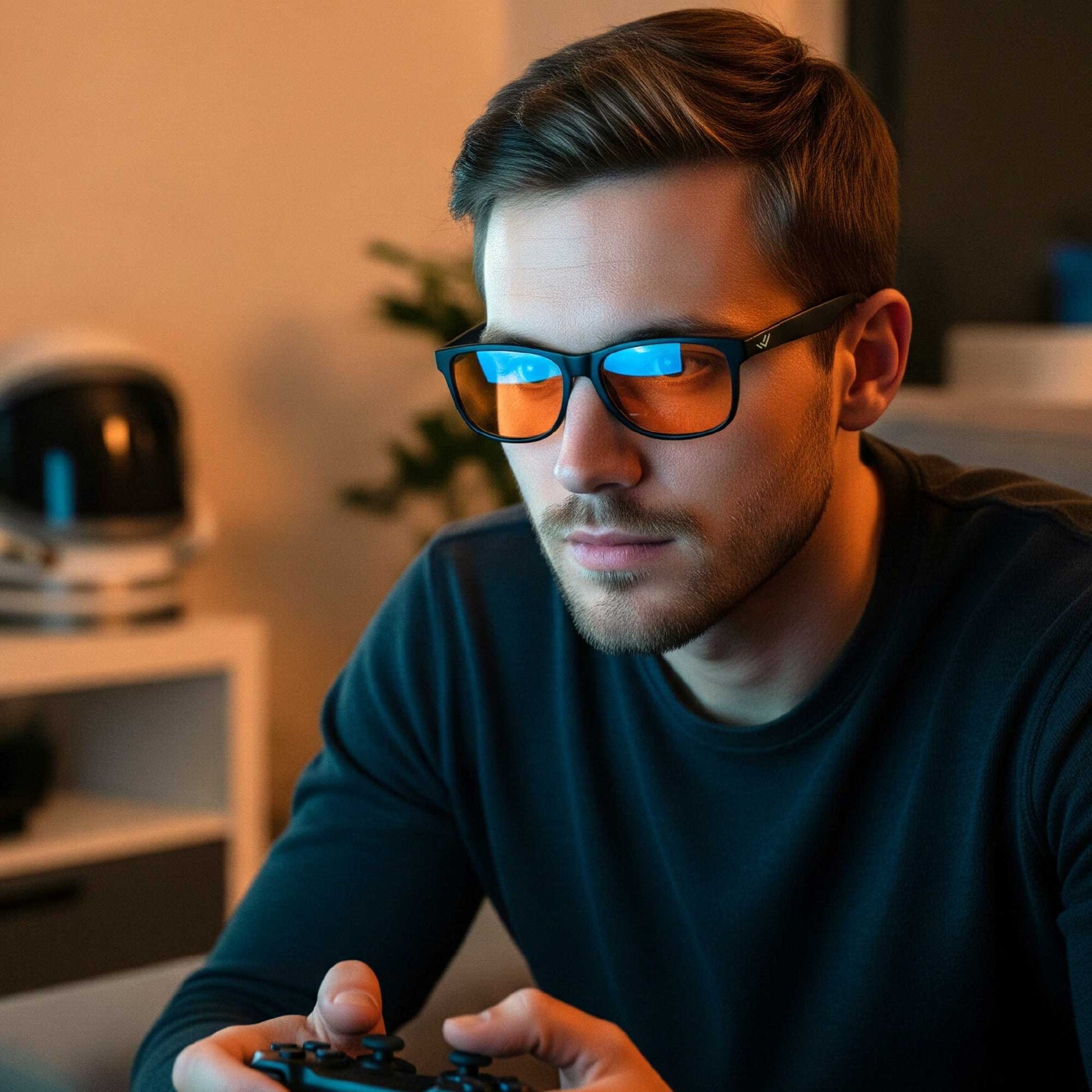 amber blue light glasses