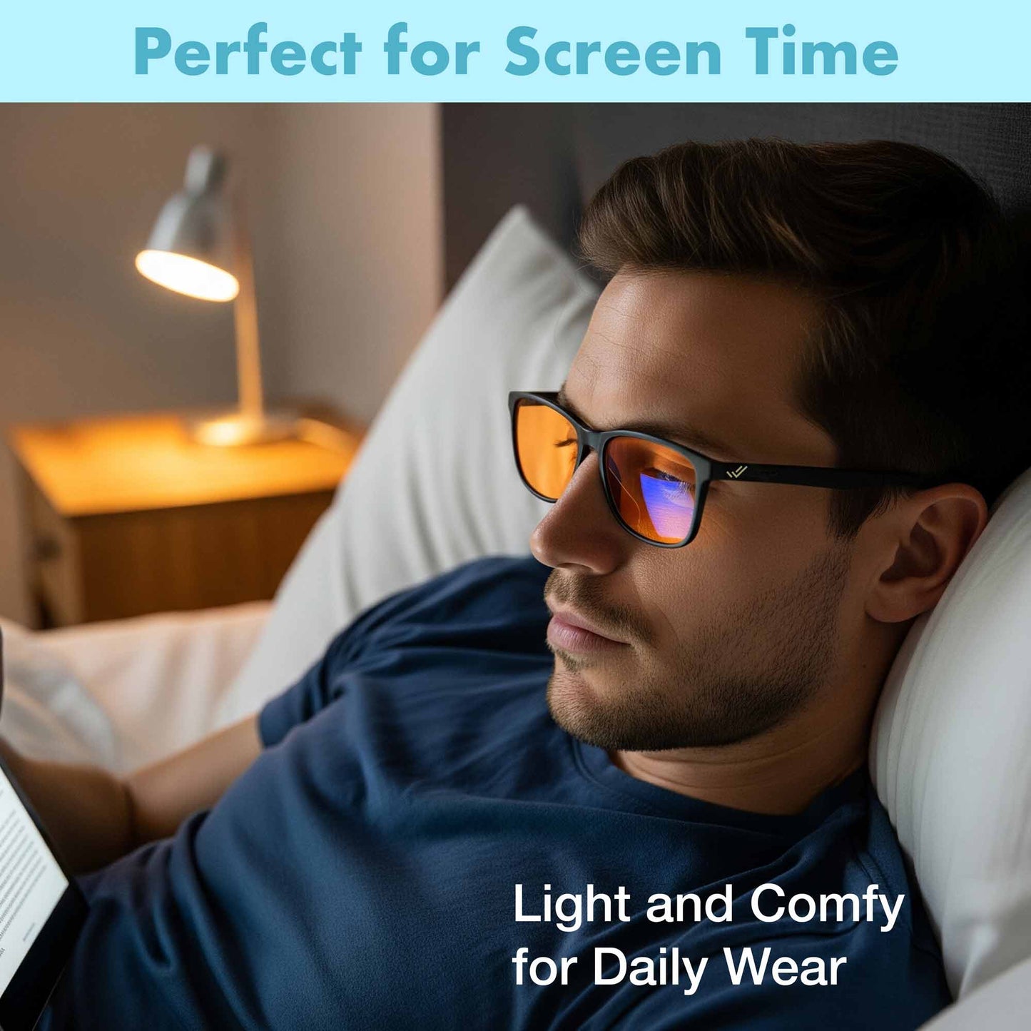 orange blue light blocking glasses