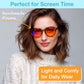 orange blue light blocking glasses