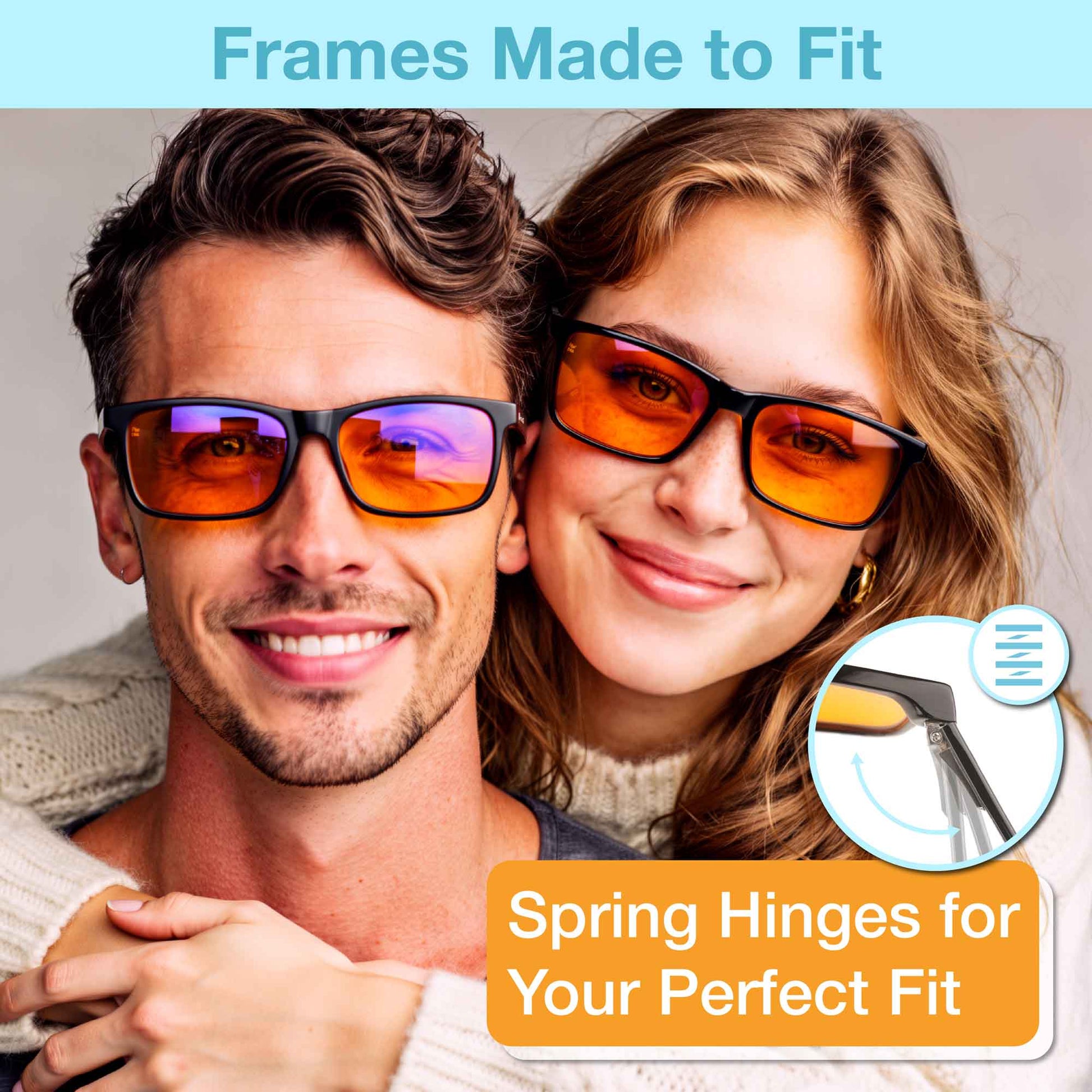 amber blue light glasses