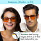 blue light blocking glasses for women amber glasses