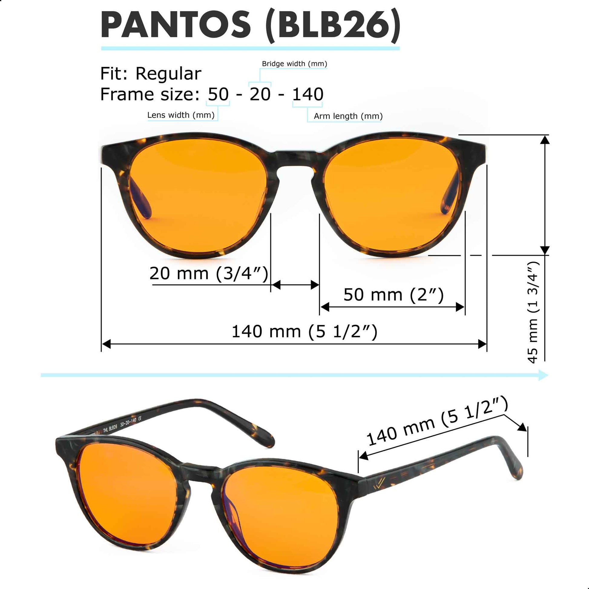 tinted blue light glasses