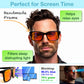 amber blue light glasses