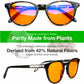 100% blue light blocking glasses