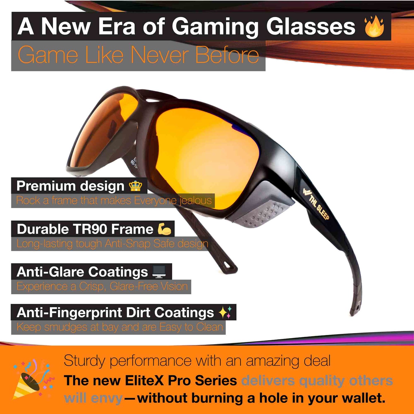 elitex ultra gaming glasses gaming gaming accessories gaming stuff gaming glasses gaming setup accessories pc gaming accessories