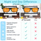 amber blue light blocking glasses
