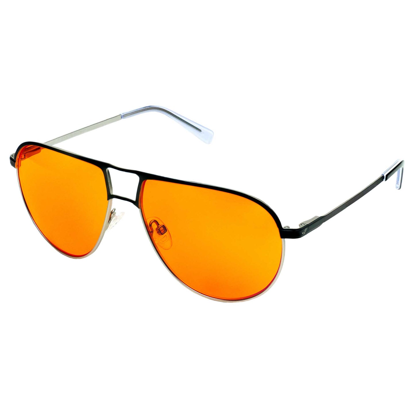 orange aviator blue light blocking glasses sleep