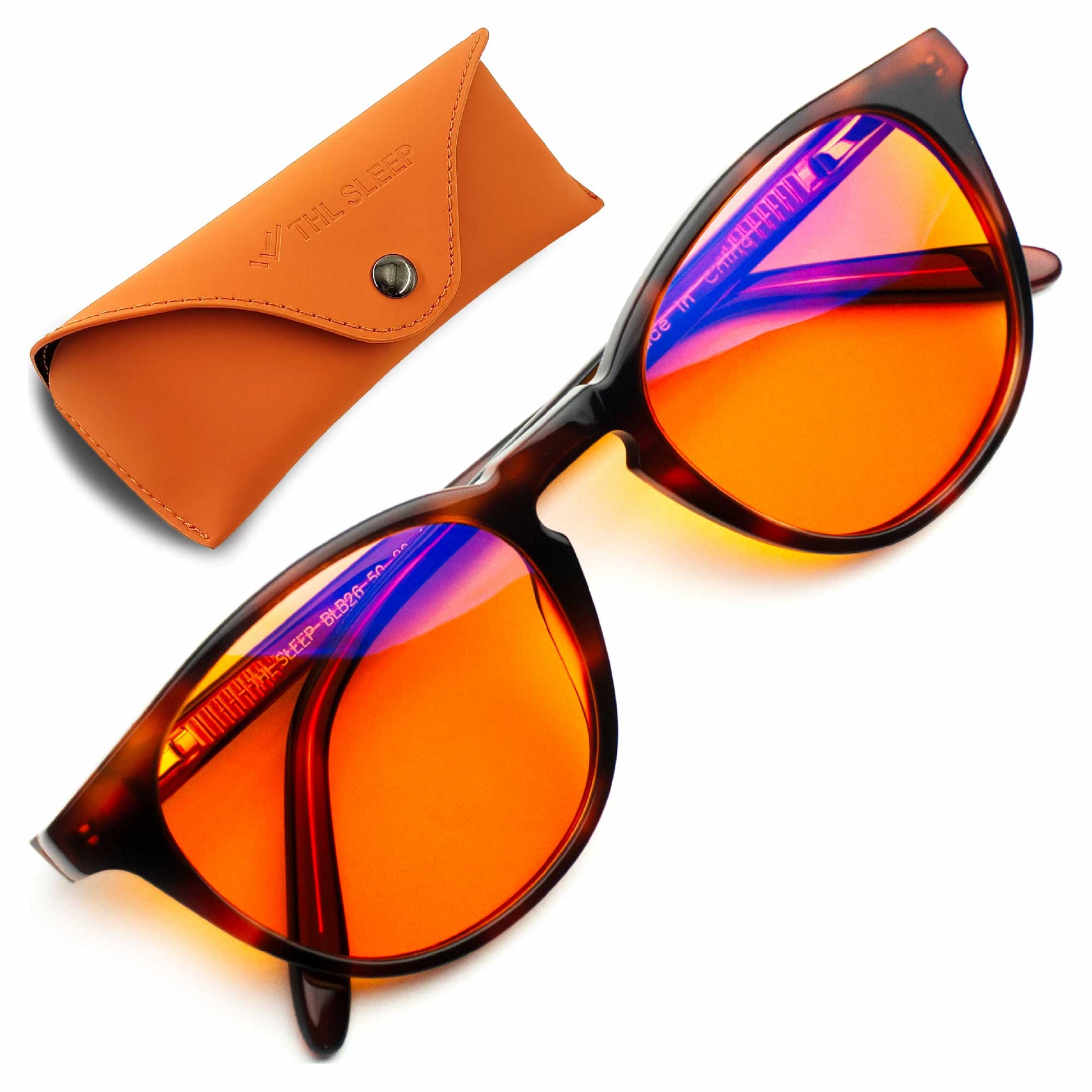 orange blue light blocking glasses