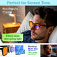 orange blue light blocking glasses