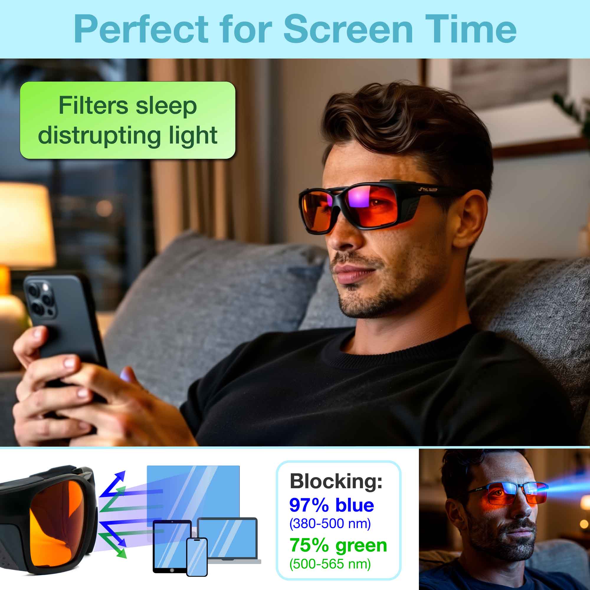 EliteX Ultra Nighttime Gaming Glasses – THL SLEEP