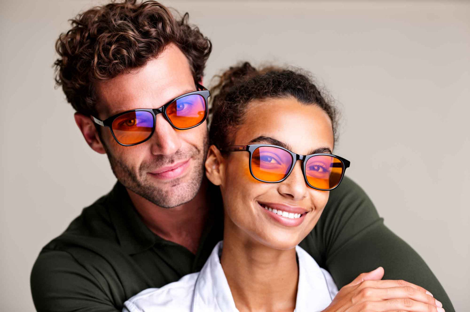 orange blue light glasses sleep