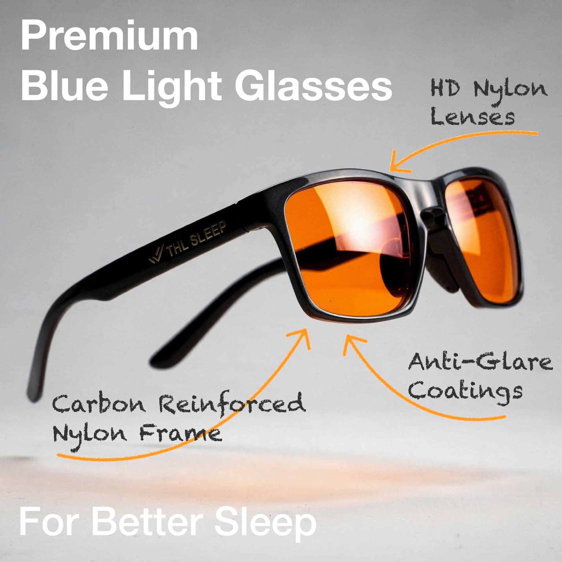 laptop goggles EliteX Carbon Blue Light Glasses – THL SLEEP