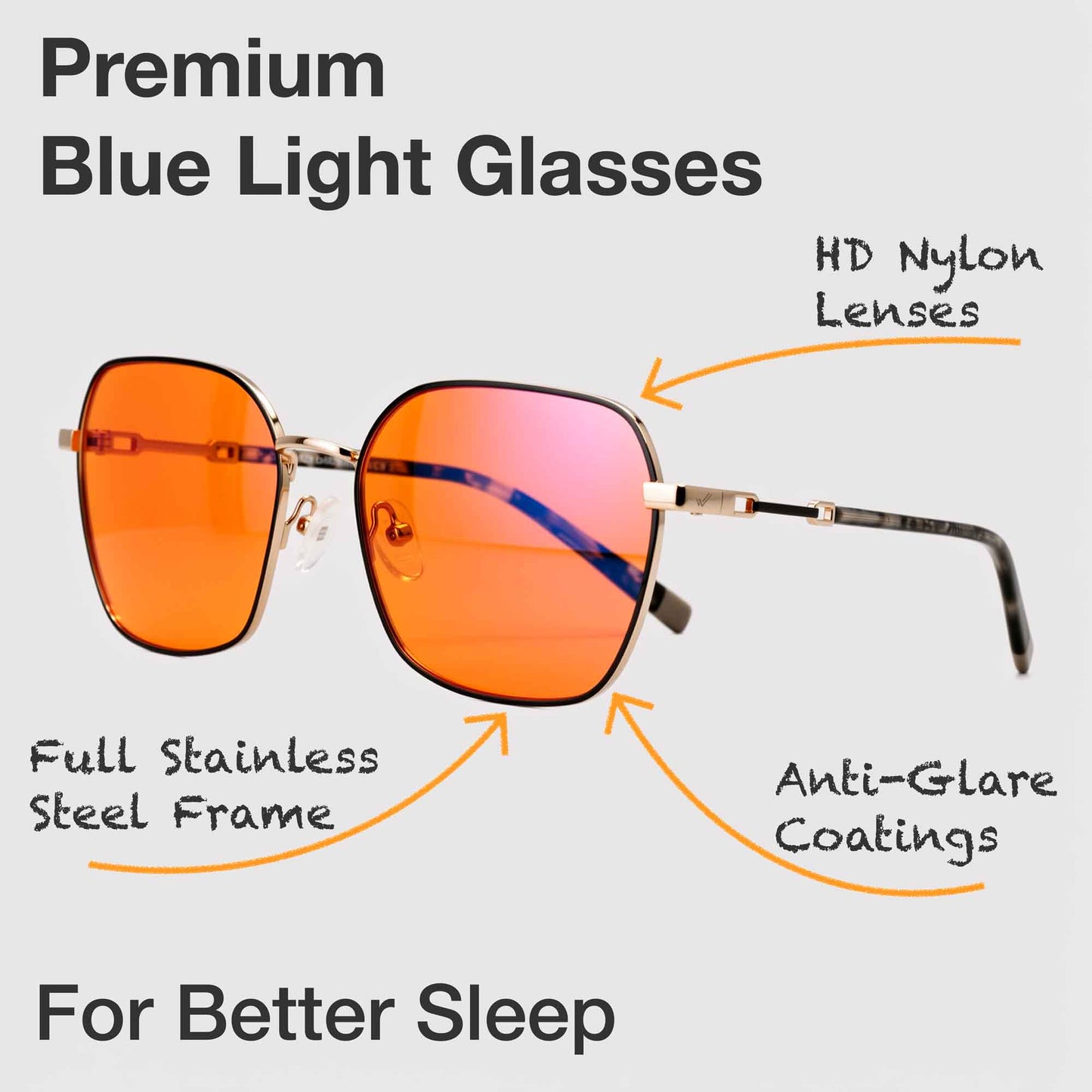 red light glasses
