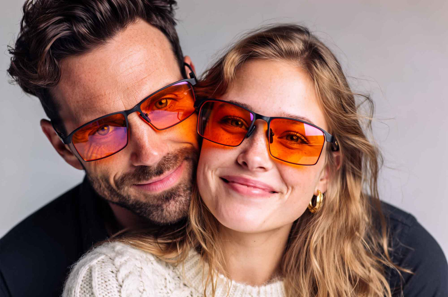 sleep glasses orange